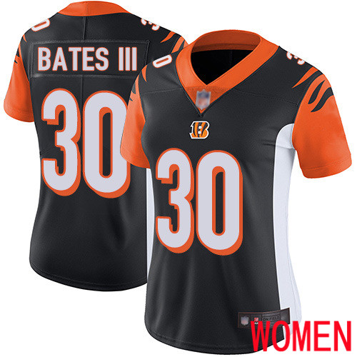Cincinnati Bengals Limited Black Women Jessie Bates III Home Jersey NFL Footballl 30 Vapor Untouchable